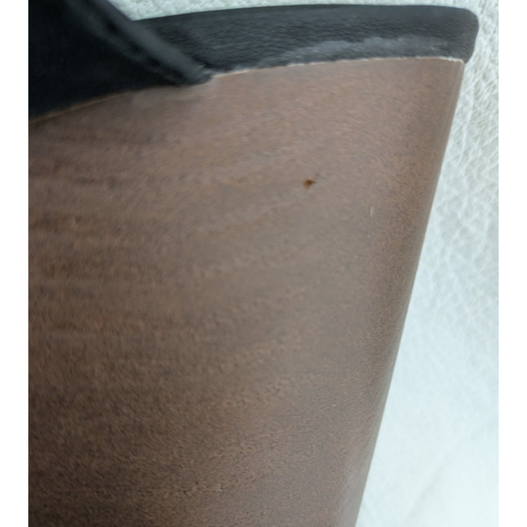 Women's Naomi Platform Wedge Heels Black 6 Open Toe Sandals - Picture 12 of 12